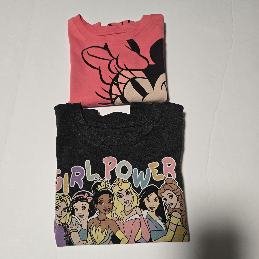 Gils' 4T Disney Princess and Minnie Mouse T-Shirts - Picture 12 of 13